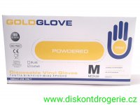 RUKAVICE GOLDGLOVE VINYL  7S s pudrem Clear - ir