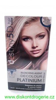 Professional Hair Care Destiny 5D Decolour Platinium bl platinov melr na vlasy 40 g + 80 ml