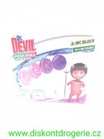 Dr. Devil Sunset Blossom Push Pull WC blok bez koku 2 x 20 g