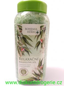 Bohemia Cosmetics Eucalyptus relaxan koupelov sl 900 g
