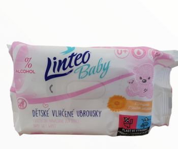 Linteo Baby Soft & Cream vlhen ubrousky pro dti 72 ks
