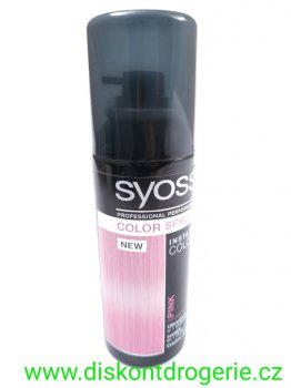 SYOSS Instant Color doasn barevn sprej 120ML PINK