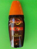 Nubian olej na opalovn spray SPF6 150 ml