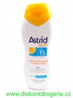 Astrid opalovac mlko vododoln SPF15 200 ml