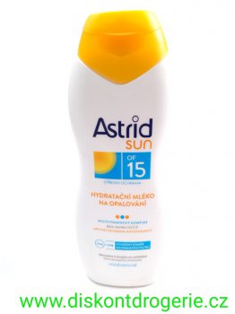 Astrid opalovac mlko vododoln SPF15 200 ml