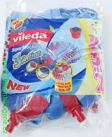 VILEDA 3D Super Mocio 3 Action mop nhrada  3ks Vhodn balen