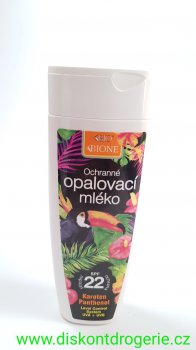 BC Bione Cosmetics opalovac mlko SPF22 200ml