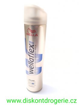 Wellaflex Volume lak na vlasy pro objem esu 250 ml tuivost  4