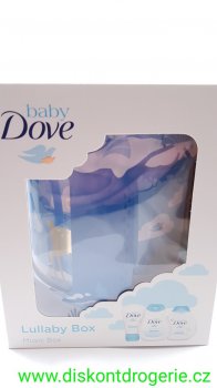 DOVE baby Lullaby box - hrac skka pro dti + krm 45g + tlov mlko 200ml + ampon 200ml