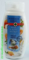 BOHEMIA Med a koz mlko - tlov mlko 250ML