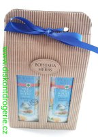 Bohemia Cosmetics dárková sada Med a kozí mléko sprchový gel 250ml +šampon 250ml