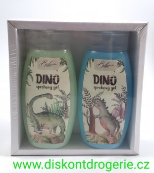 Bohemia Cosmetics drkov kazeta BC210107 dino 2x sprchov gel 250ml