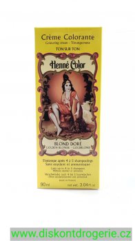Henna Henn Color Tnovac peliv z henny zlat blond Henn Color 90 ml