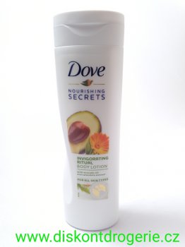 Dove tlov mlko invigorating ritual s avokdem a vtaky z msku 250ml