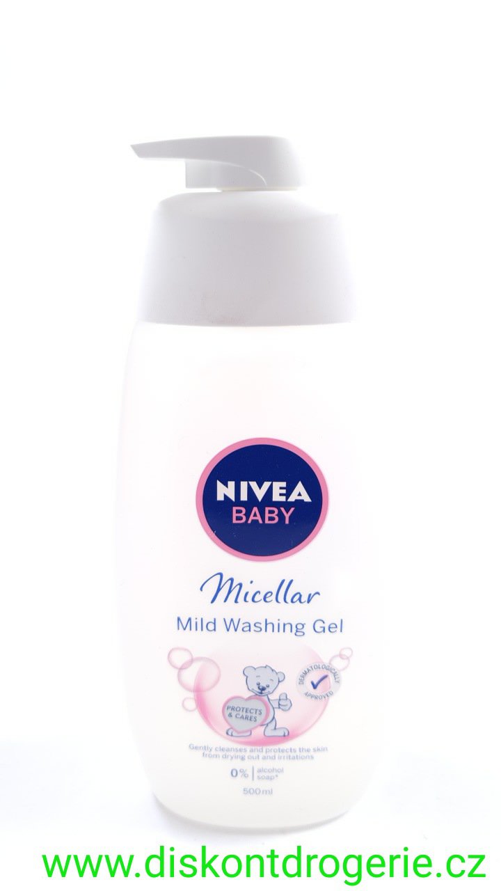 nivea baby micellar mild washing gel