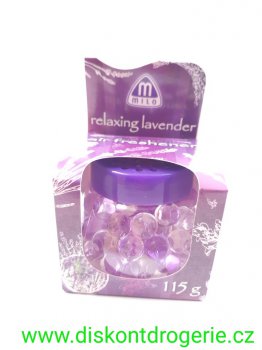 Milo gelov kuliky crystal gel Relaxing Lavander 115g