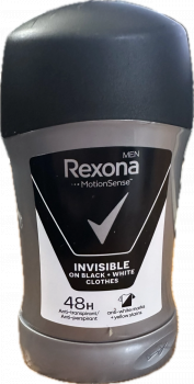 Rexona MEN stick invisible black and white 50 ml