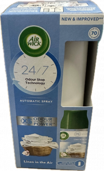 Air Wick FreshMatic komplet linen in the air 250 ml