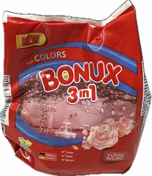 Bonux  400 g 7 pracch dvek color rose