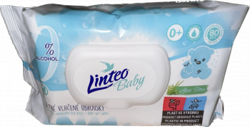 Linteo Baby Ubrousky vlhen dtsk 80 ks