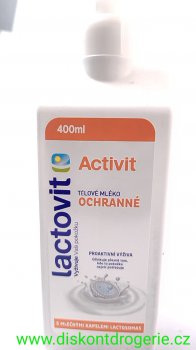 Lactovit Activit ochrann tlov mlko s dvkovaem 400 ml