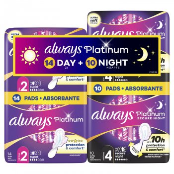 Always platinum ultra super 14ks + secure Night 10ks