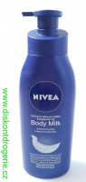 NIVEA MLKO MILK 400ML s pumpikou pro velmi suchou ple