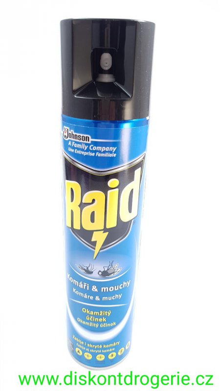 RAID spray komáři a mouchy 400ml