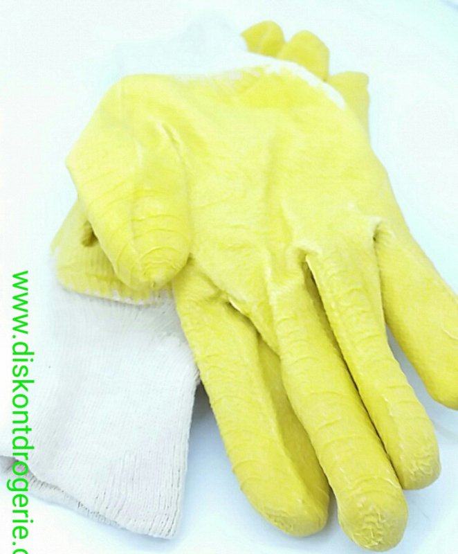 RUKAVICE SPOKAR MÁČENÉ latex