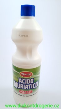 Acido Muriatico Madel 33% - nahrazeno vrobkem IO Acido obj. kod: 12100