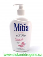MITIA Krmov mdlo Silk Satin s kokosovm mlkem 500ml pumpa