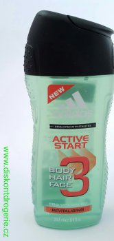 ADIDAS Sprchov gel 250ML ACTIVE START 3V1