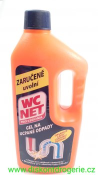 WC NET gel na ucpan odpady 1000 ml