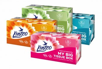 Paprov kapesnky Linteo Satin 2-vrstv, 200 ks