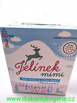 Jelen Jelnek mimi prac prek na dtsk prdlo s panthenolem, 60 dvek, 3 kg