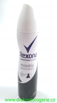 REXONA SPRAY INVISIBLE BLACK & WHITE 150ml