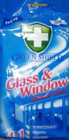 Green Shield Glass Window vlhen ubrousky na okna a sklenn povrchy 50 ks