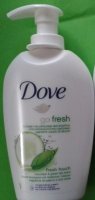 Dove Go Fresh Fresh Touch tekut mdlo Okurka & Zelen aj pumpa 250 ml