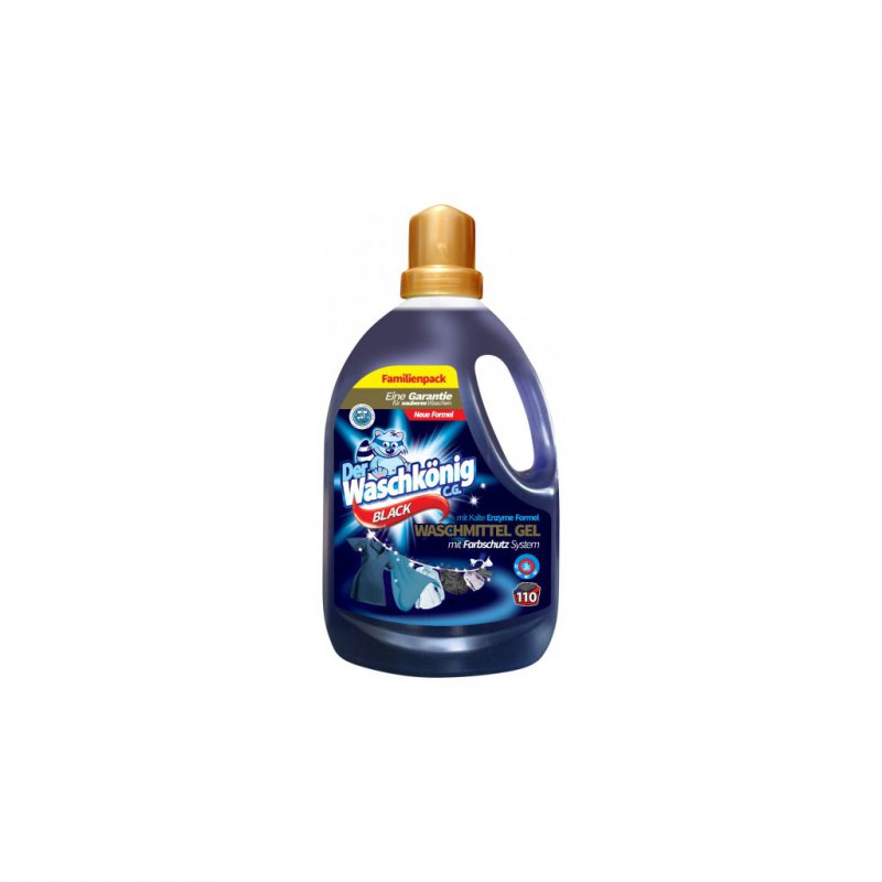 Waschkonig gel 3,305l 110 pracích dávek black