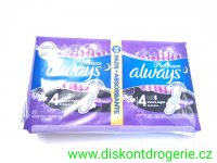 Always Platinum Secure Night (Velikost 4) Hygienick Vloky S Kidlky 10 ks