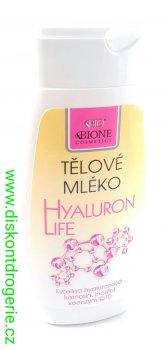 BC Bione Cosmetics Hyaluron Life s kyselinou hyaluronovou tlov mlko 250 ml