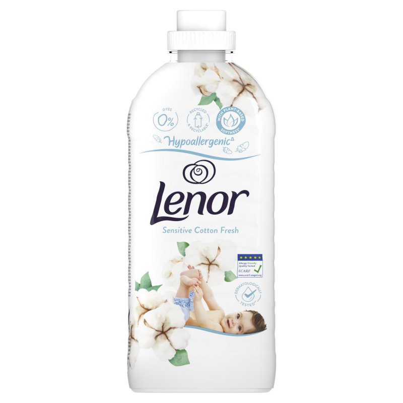 Lenor aviváž Sensitive Cotton 1200ml 48PD