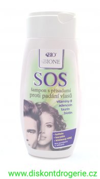 Bione cosmetics SOS ampon proti padn vlas 250 ml