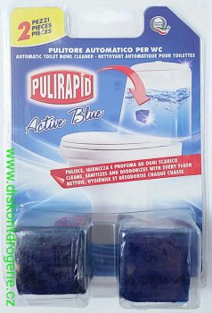 Pulirapid Active Blue Tableta do WC splachova 2 ks ukonena vroba. Nahrazeno obj. kod: 812117