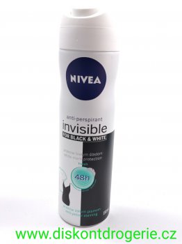 Nivea Invisible For Black & White Fresh deospray 150 ml