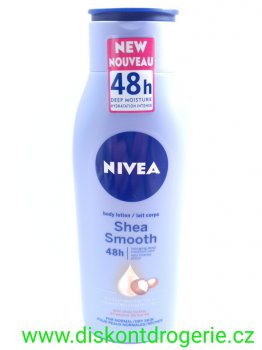 NIVEA body LOTION 400ML SHEA SMOOTH pro normln a suchou pokoku