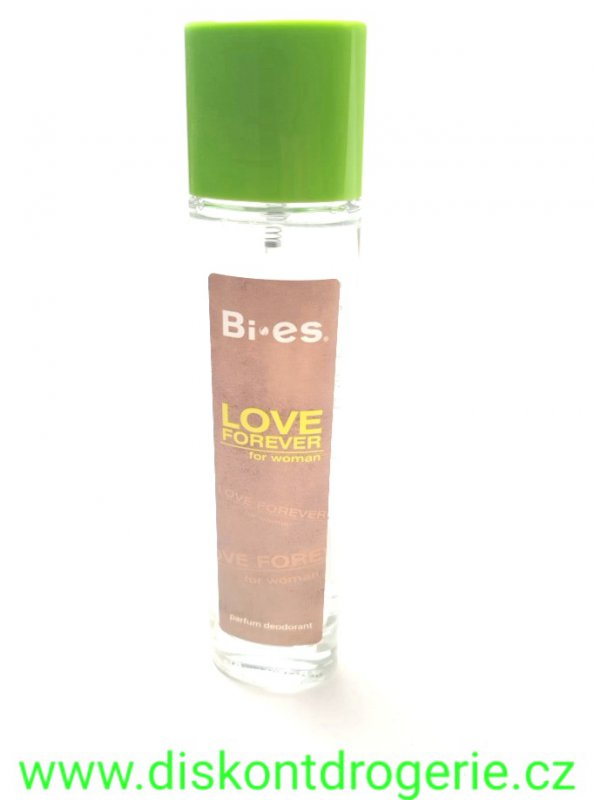 BI-ES Parfum deodorant 75ML LOVE FOREVER zelený