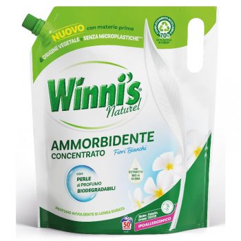 Winnis aviv ammorbidente 1,25l fiori bianco 50 dvek