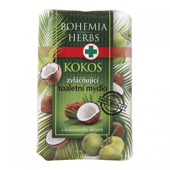 Bohemia Herbs - kosmetika kokos - toaletn mdlo 100 g s glycerinem a kokosovm olejem