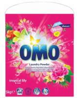 Omo univerzln prac prek tropical lily & rose 5 kg, 100 dvek dovoz Nmecko